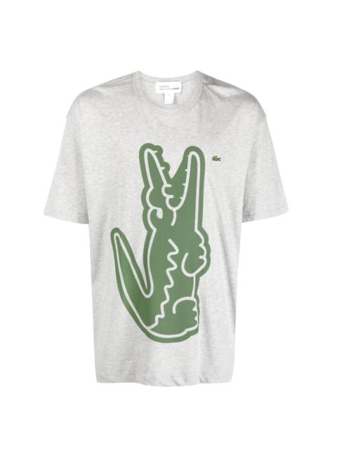 Comme des Garçons SHIRT x Lacoste logo-print cotton T-shirt