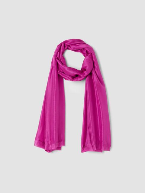 EILEEN FISHER Washed Transitional Silk Parachute Scarf