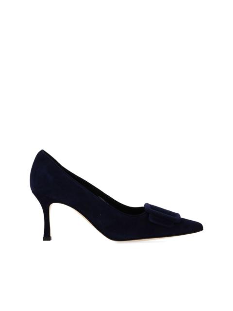 Manolo Blahnik heel buckle pumps