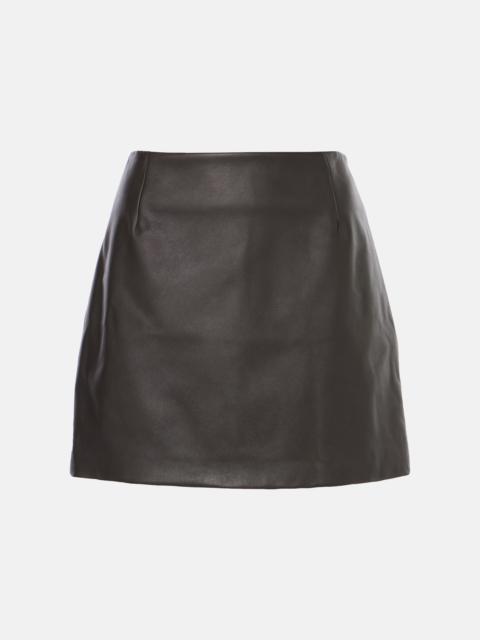 Coci leather miniskirt