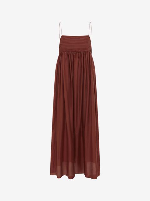MATTEAU Matteau Empire Pintuck Bodice Dress - Maroc