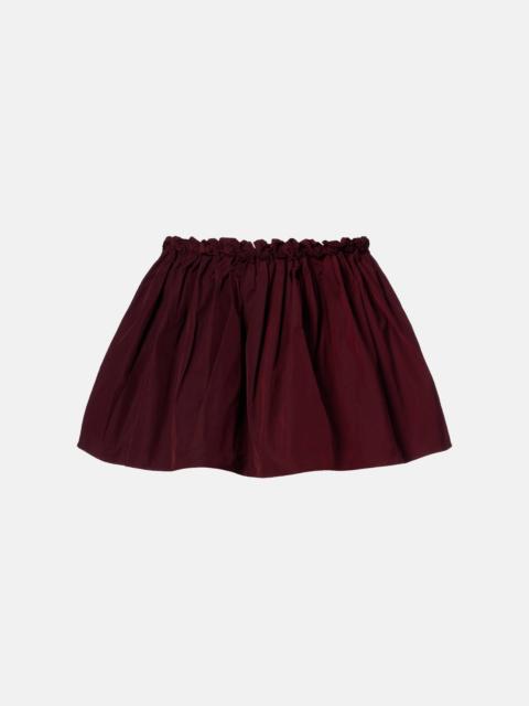 SHUSHU/TONG Gathered miniskirt