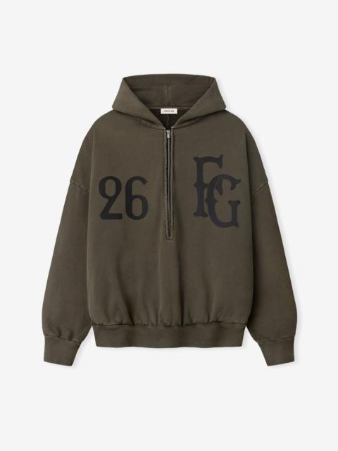 Fear of God Baseball Club Half Zip Hoodie