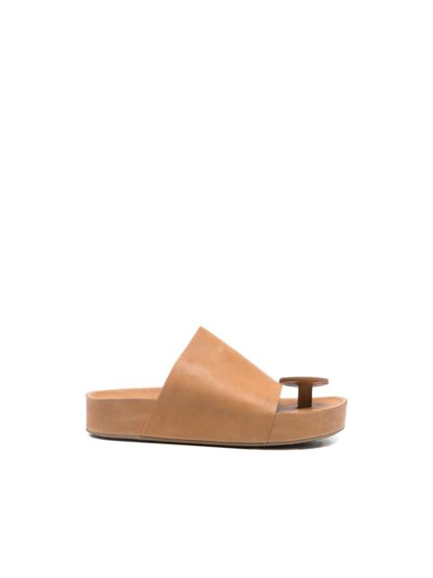 UMA WANG open-toe leather sandals