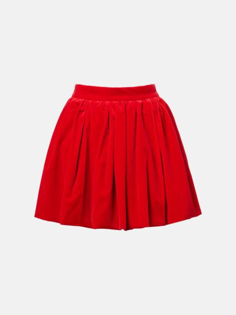 PATOU Cotton balloon miniskirt