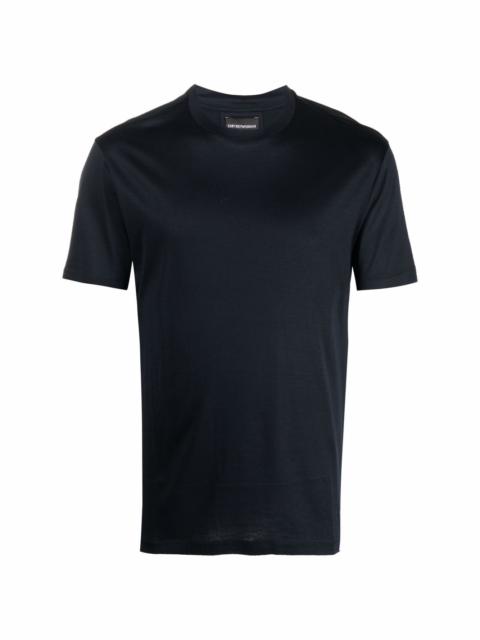 EMPORIO ARMANI logo-patch short-sleeve T-shirt