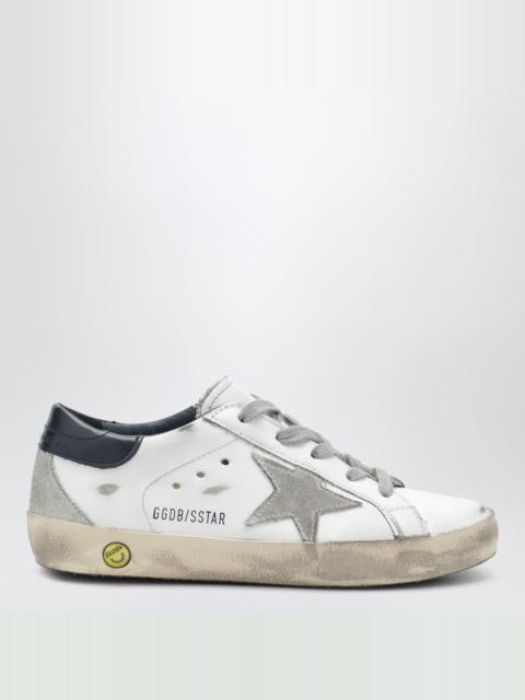 Golden Goose Super-Star sneakers in white/navy blue