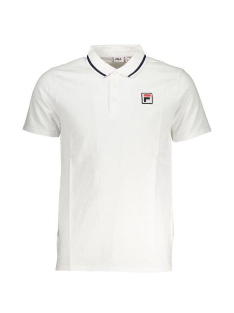 FILA logo-patch tipped polo shirt