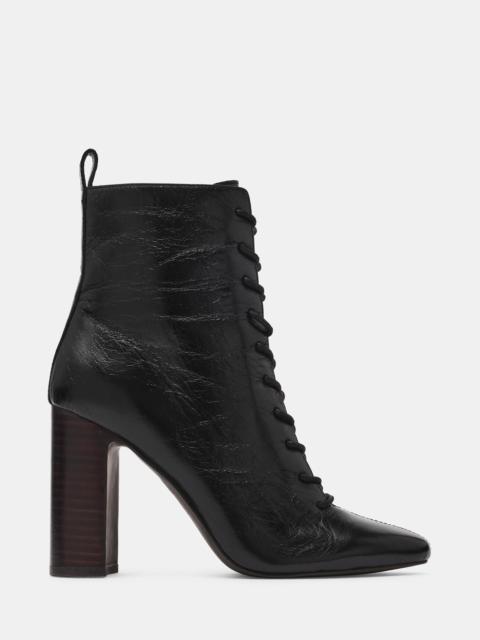 STEVE MADDEN TRIXX BLACK LEATHER