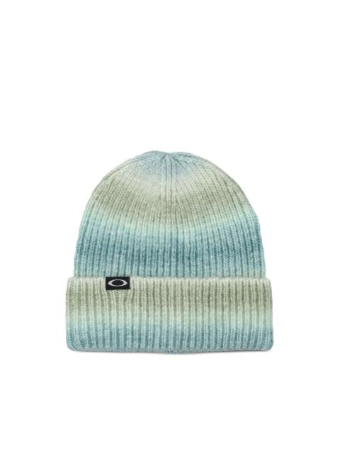 OAKLEY Ellipse Gradient ribbed beanie