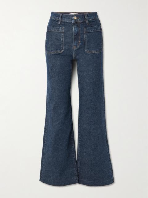 FRAME The Refined High-rise Wide-leg Jeans