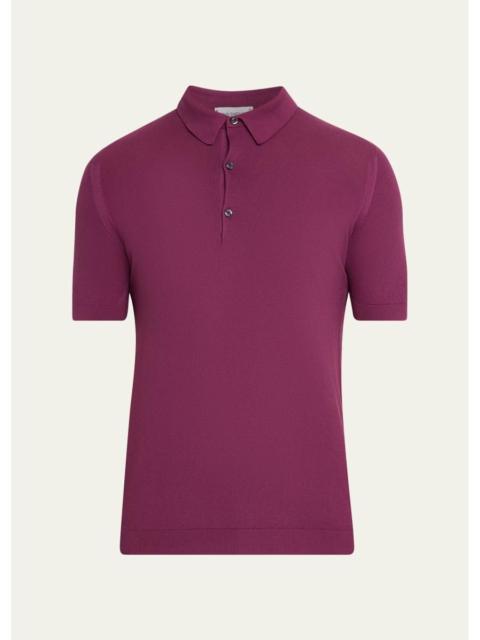 JOHN SMEDLEY Men's Roth Cotton Polo Shirt