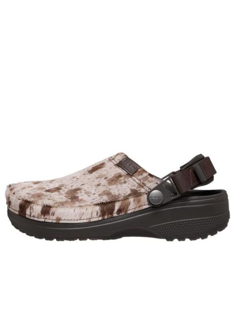 crocs Crocs Crafted Pony Hair Clog 'Espresso' 214047-206