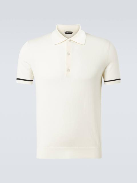 TOM FORD Cashmere and silk polo sweater