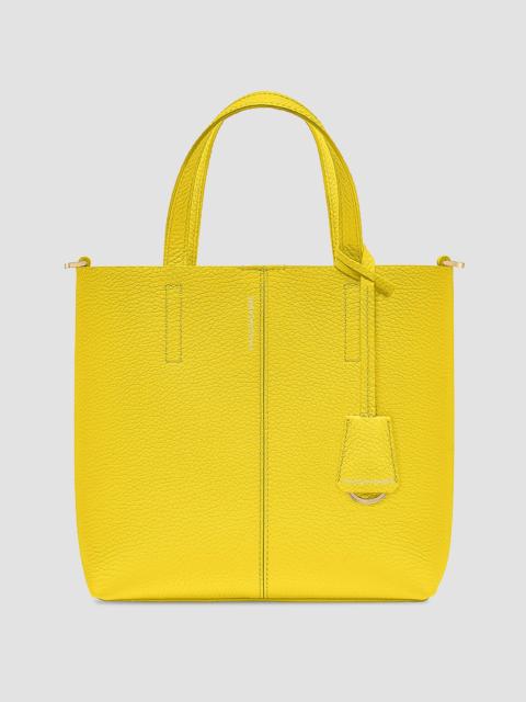 MAISON de SABRÉ Women's Small Leather Soft Tote Bag - Daisy Yellow