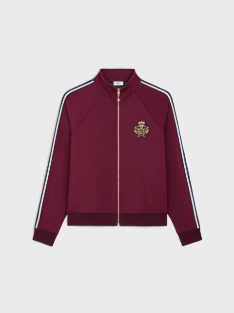 CELINE tracksuit jacket in double face jersey | REVERSIBLE