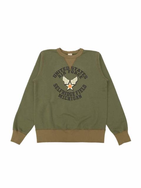 Buzz Rickson's SET-IN CREW SWEATSHIRT - U.S.A.F. SELFRIDGE FIELD - BR69630
