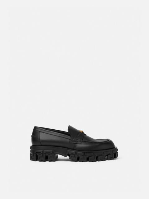 VERSACE Greca Portico Loafers