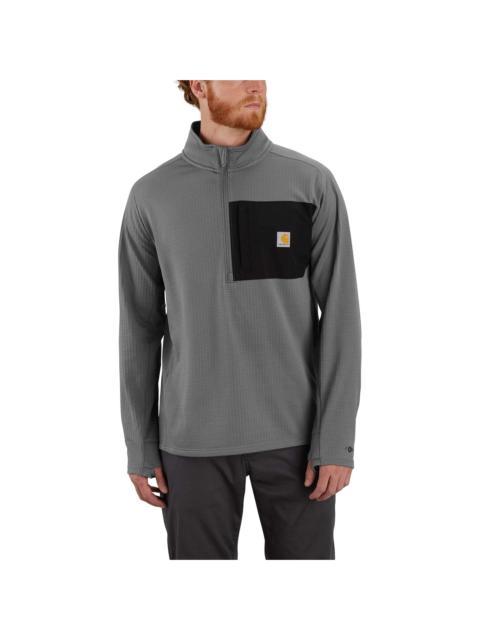 Carhartt Carhartt Force® Relaxed Fit Mock Neck Half-Zip Fleece-Lined Shirt