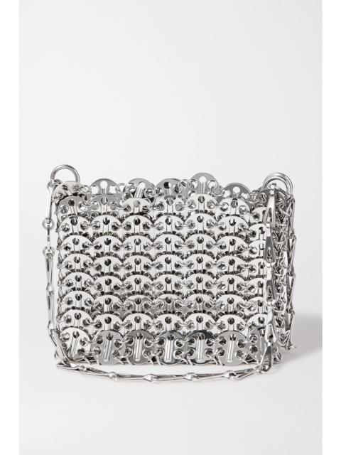 rabanne Nano 1969 Paillette-embellished Chainmail Shoulder Bag