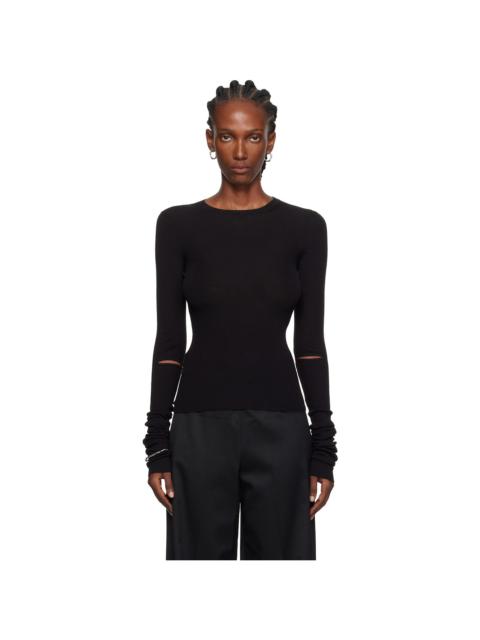 Ann Demeulemeester Black Lyell Sweater