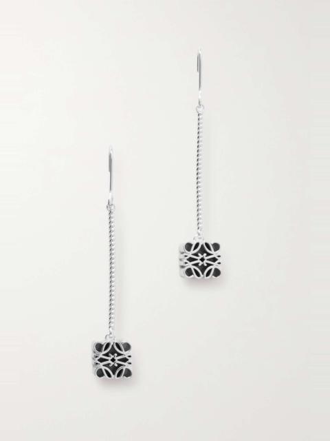 Loewe Anagram sterling silver earrings