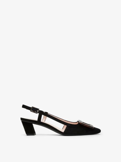 Roger Vivier Belle Vivier black turtle sling backs