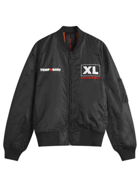 MAHARISHI Maharishi XL Temporary Celeste MA-1 Flight Jacket