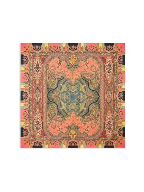 Etro paisley-print square scarf
