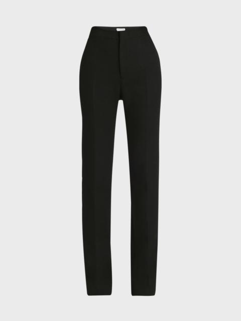 Bottega Veneta Wool Twill Flare Trousers
