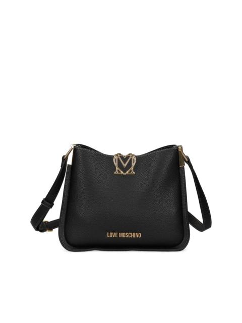 Moschino logo-plaque cross body bag
