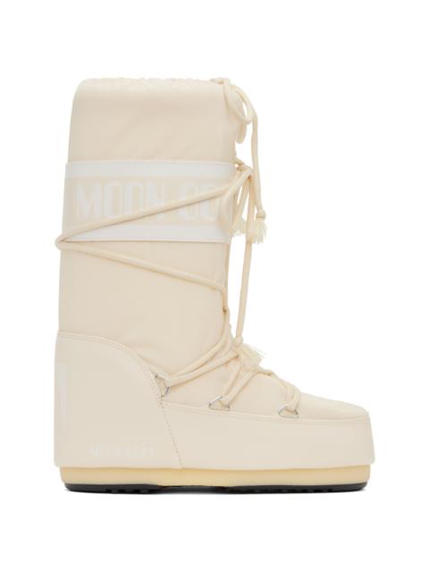 MOON BOOT Off-White Icon Nylon Boots