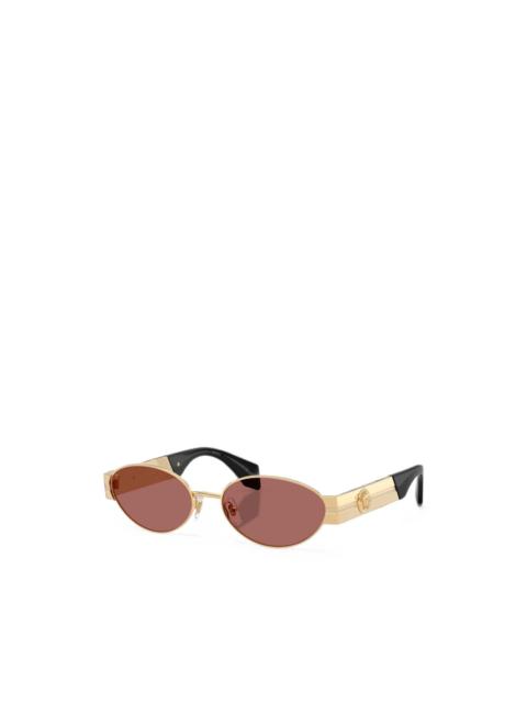VERSACE Maverick oval-frame sunglasses