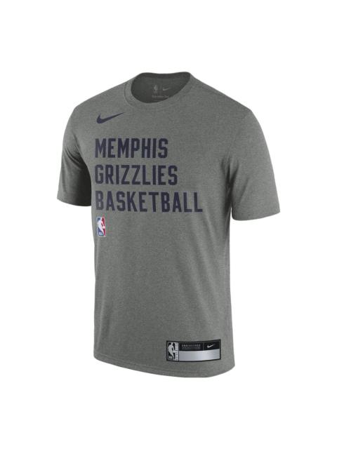 Nike Nike x NBA Memphis Grizzlies Dri-FIT Practice T-shirt 'Grey' FJ0178-063