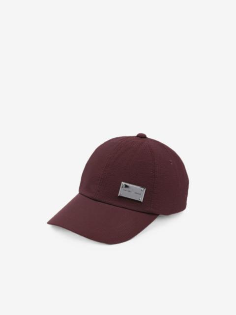 EMPORIO ARMANI logo-plaque baseball cap