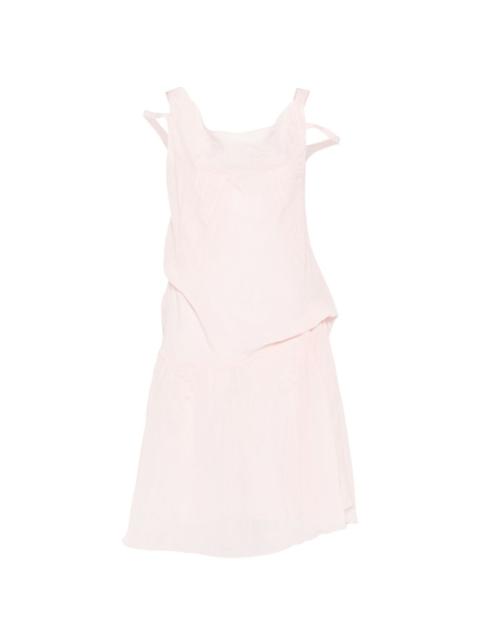 Plan C crincled midi dress