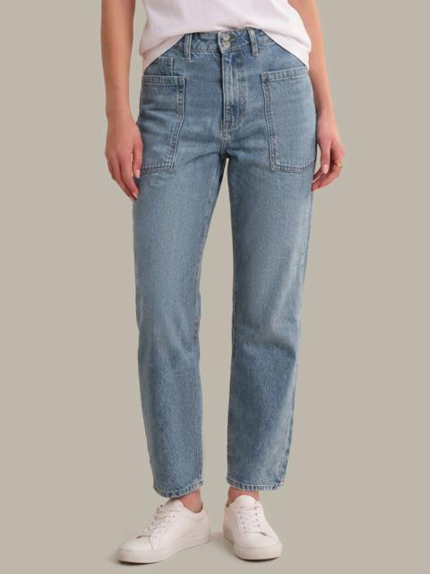525 america Kenzie: Hi-Rise Double Button Straight Fit Pants