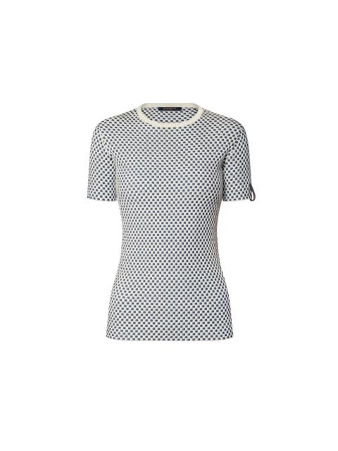 Louis Vuitton Mini Checkerboard Knit Top