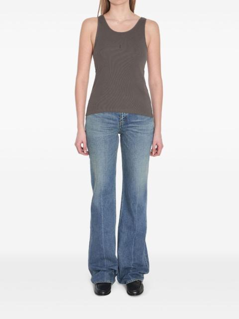 SAINT LAURENT Cassandre tank top