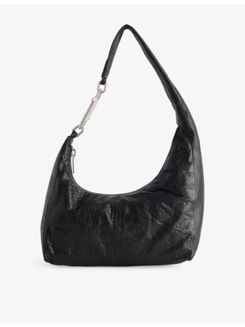 Gemini Small Woven Shoulder Bag
