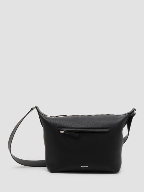 TOM FORD Men's Leather T-Line Camera Bag - Black