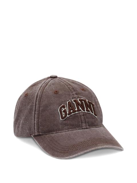 GANNI Ganni Logo-detail Baseball Cap