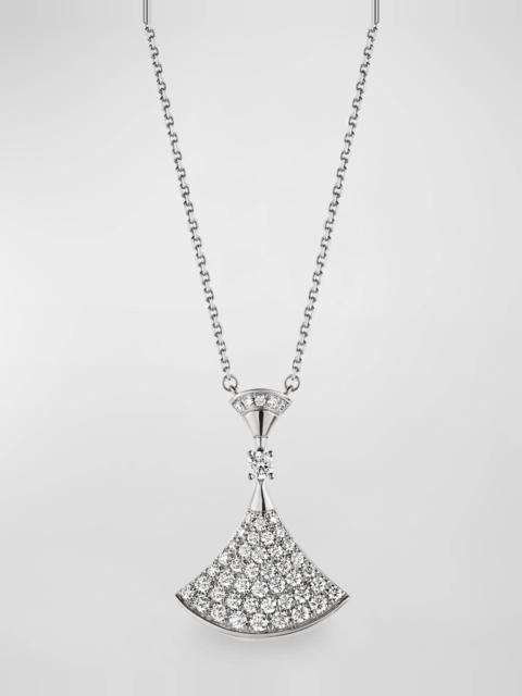 BVLGARI Divas' Dream Diamond Pendant Necklace in 18k White Gold