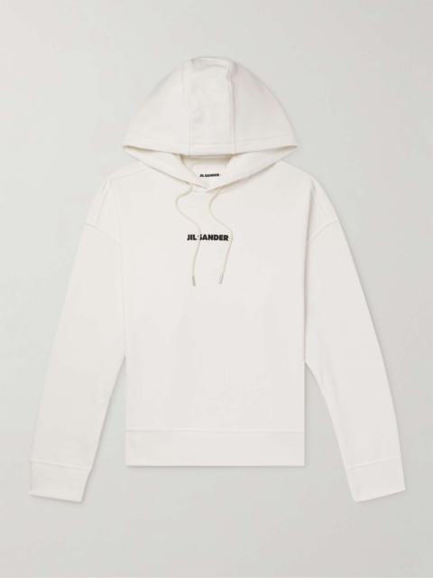 Jil Sander Logo-Print Cotton-Jersey Hoodie