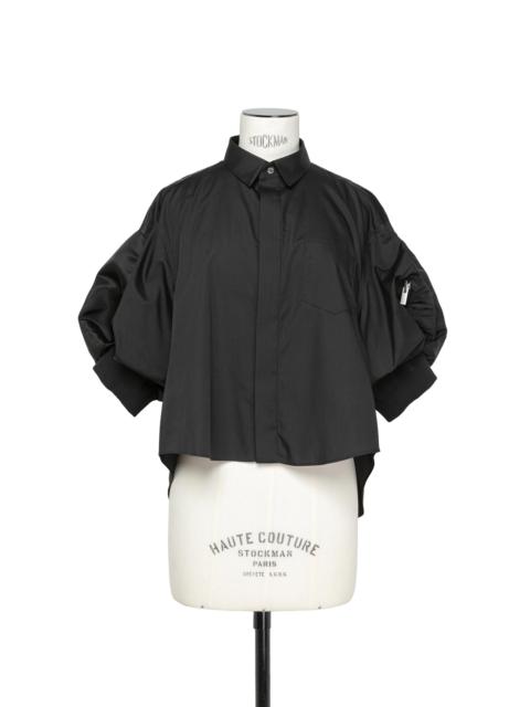 sacai Cotton Poplin x Nylon Twill Shirt