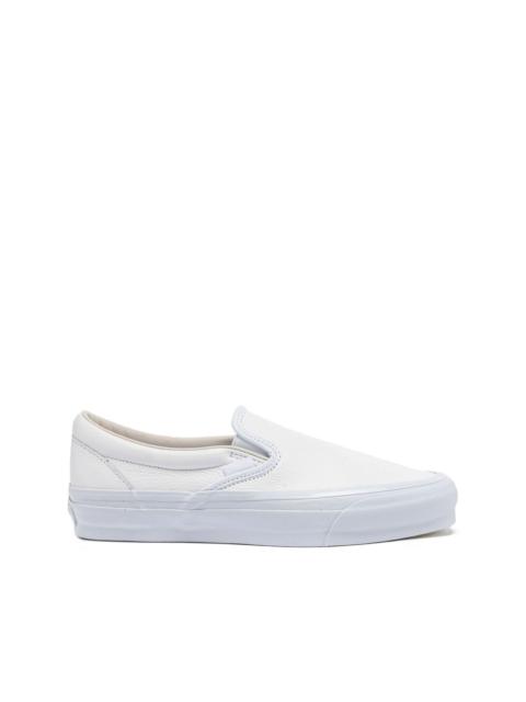 Vans leather classic slip-on sneakers