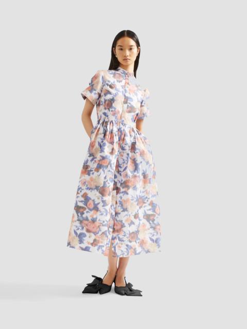 Erdem SHORT SLEEVE MIDI DRESS