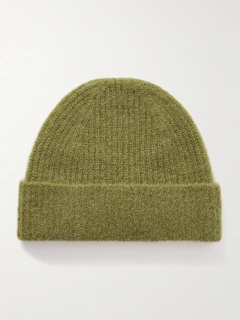 NN07 Boris 60012 Ribbed Alpaca-Blend Beanie Green