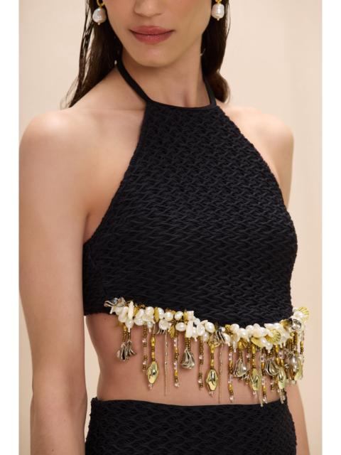 PatBO FRIDA MESH TOP
