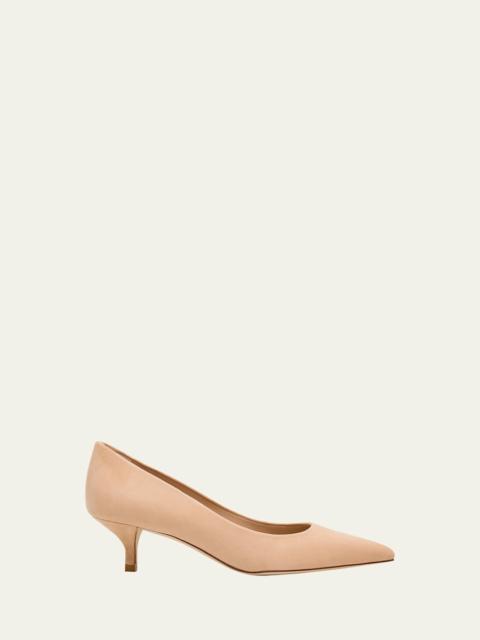 Stuart Weitzman Stuart Suede Kitten Pumps